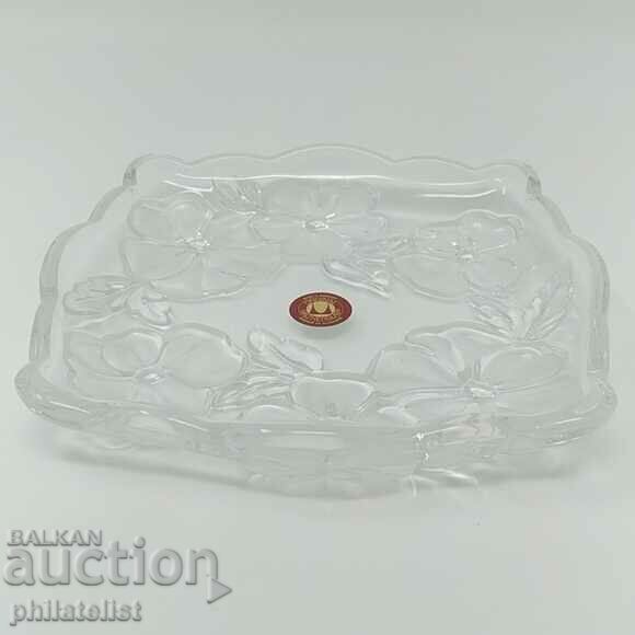 Walther Glas Flower Francis glass plate with price 14.00 BGN | € 7.16 Walther Glas Flower Francis glass plate with price 14.00 BGN | € 7.16