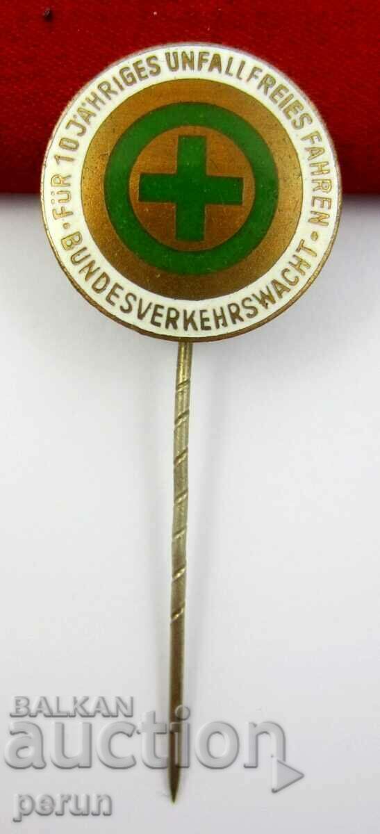 Germany- Award badge for 10 years. accident free driving with price 17.00 BGN | € 8.69 Germany- Award badge for 10 years. accident free driving with price 17.00 BGN | € 8.69