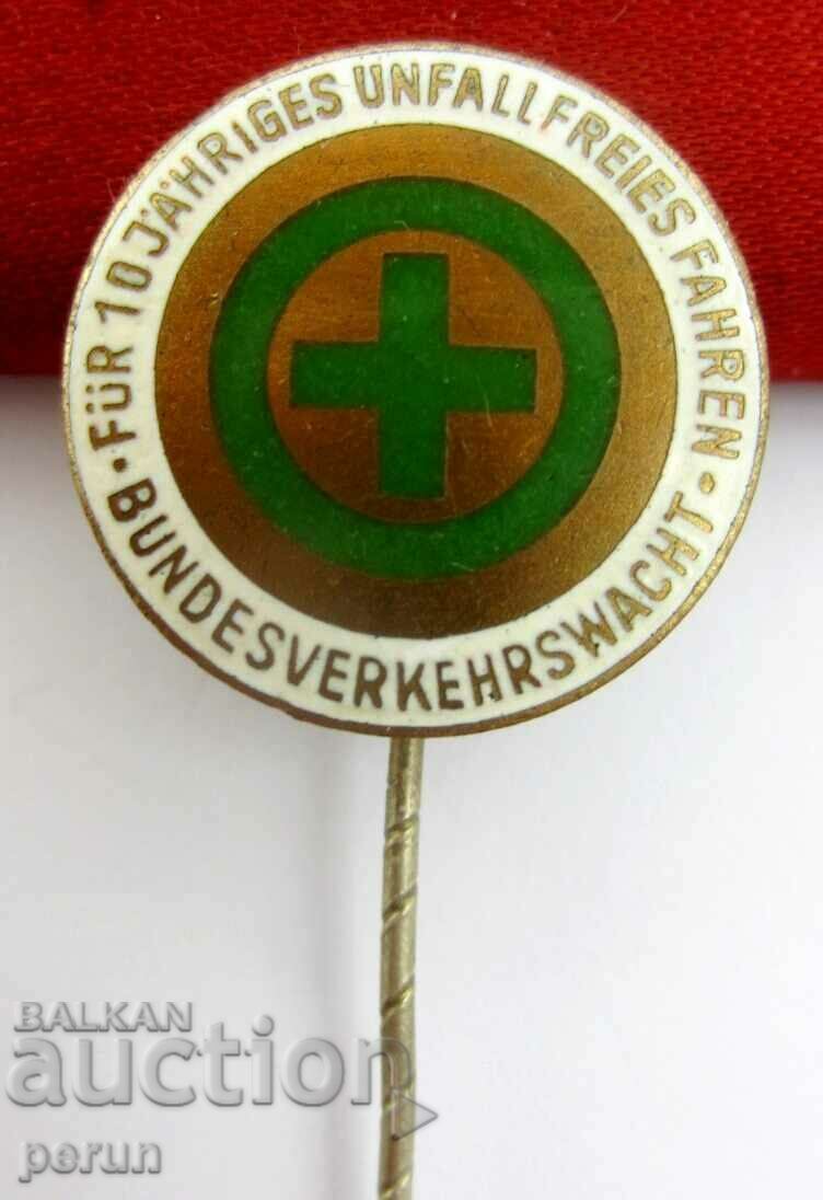 Auction Germany- Award badge for 10 years. accident free driving Auction Germany- Award badge for 10 years. accident free driving