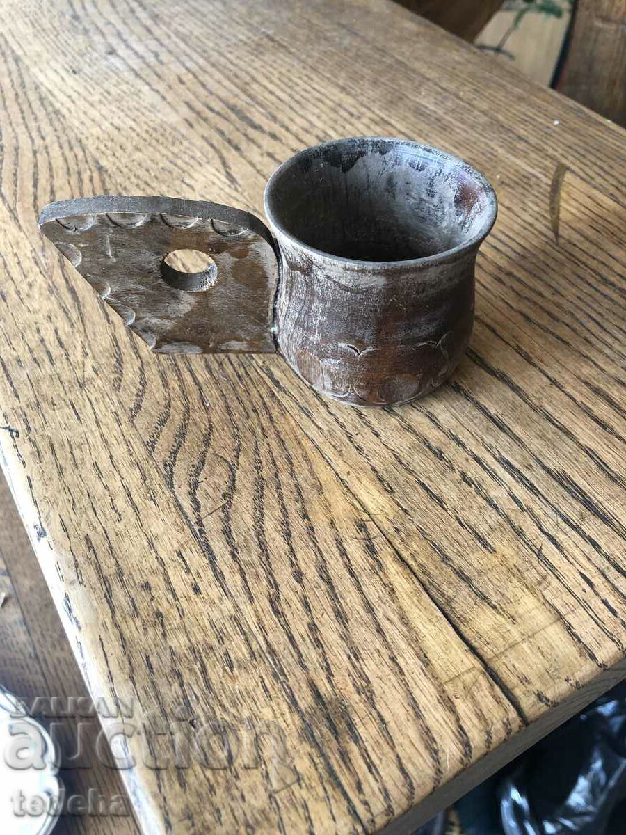 CARVED WOODEN GLASS with price 5.00 BGN | € 2.56 CARVED WOODEN GLASS with price 5.00 BGN | € 2.56