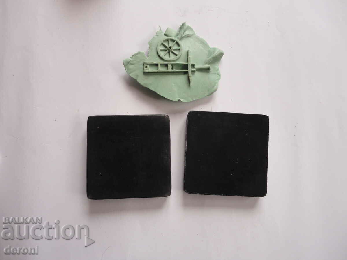Old German die mold for rubber cannon top - 5 Old German die mold for rubber cannon top - 5