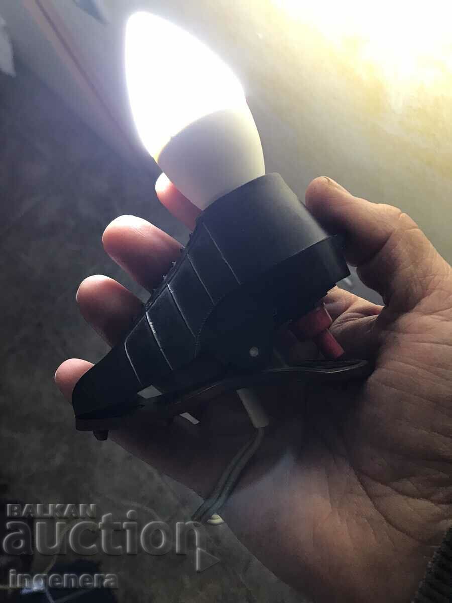 НОЩНА ЛАМПА ОБУВКА БАКЕЛИТ СССР - 5 НОЩНА ЛАМПА ОБУВКА БАКЕЛИТ СССР - 5