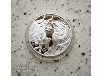 Ασημί 1 OZ 2023 Bull and Bear