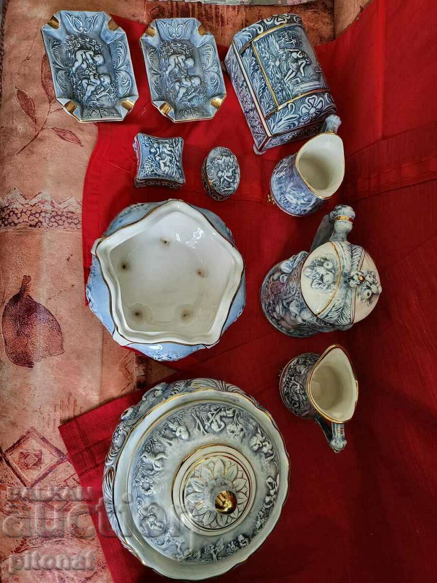 Уникален порцеланов комплект Capodimonte - 7 Уникален порцеланов комплект Capodimonte - 7