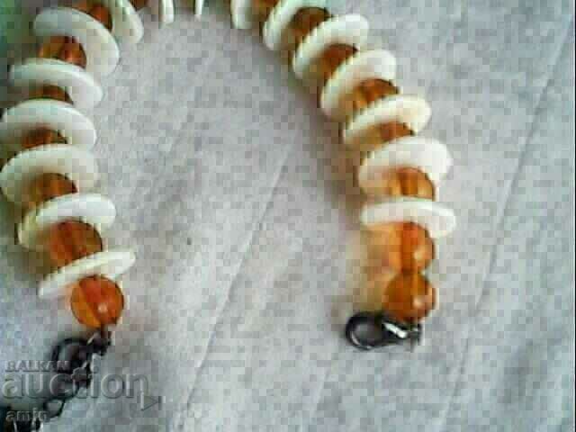 beautiful bracelet sess natural amber is sedv with price 5.00 BGN | € 2.56