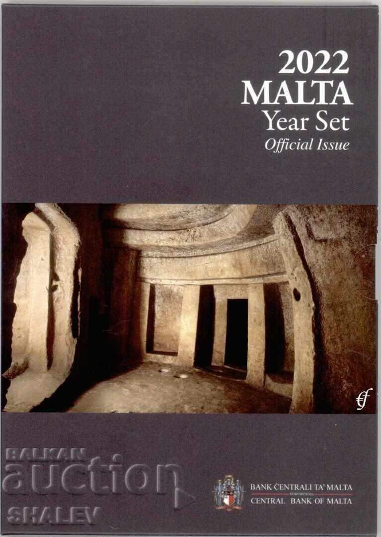 Παράδοση Malta 2022 σετ - σειρά 8 νομισμάτων Malta - Unc Παράδοση Malta 2022 σετ - σειρά 8 νομισμάτων Malta - Unc