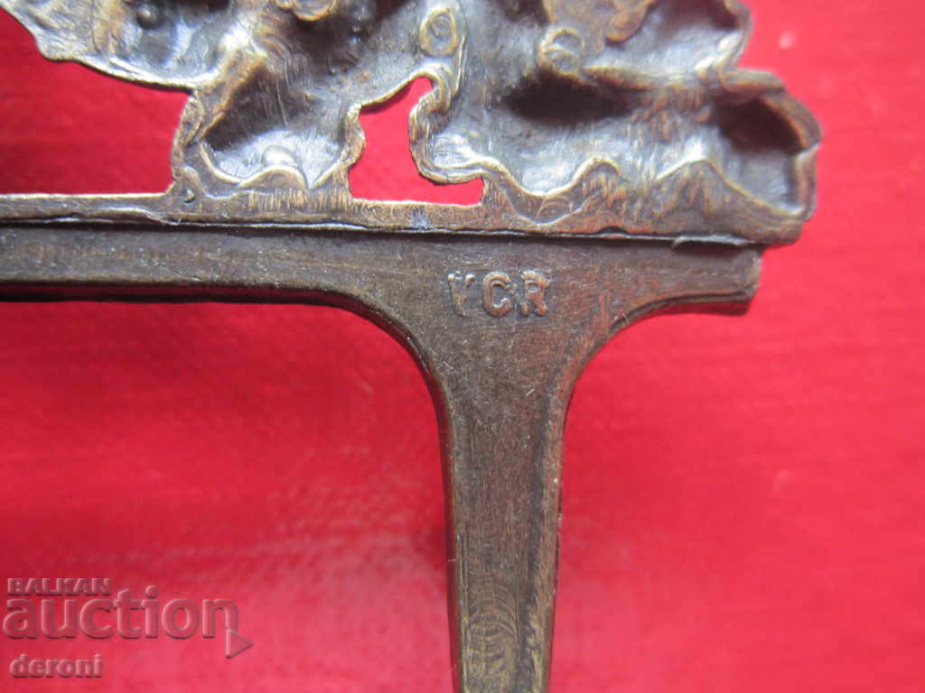Unique openwork bronze hanger VCR Italy - 5