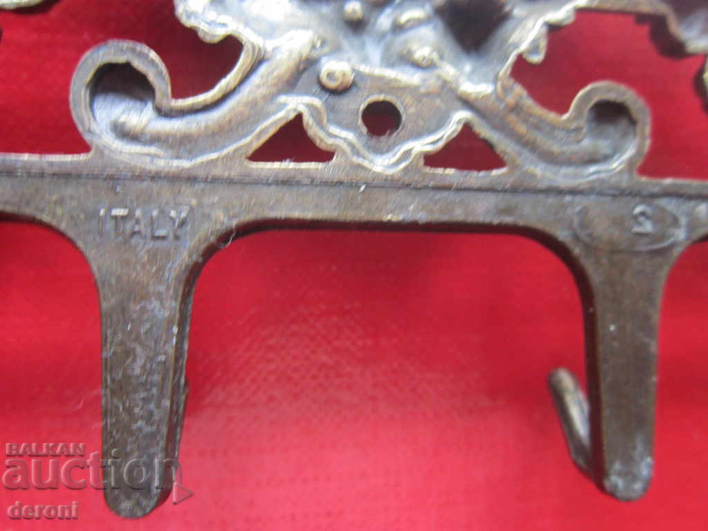 Unique openwork bronze hanger VCR Italy - 6