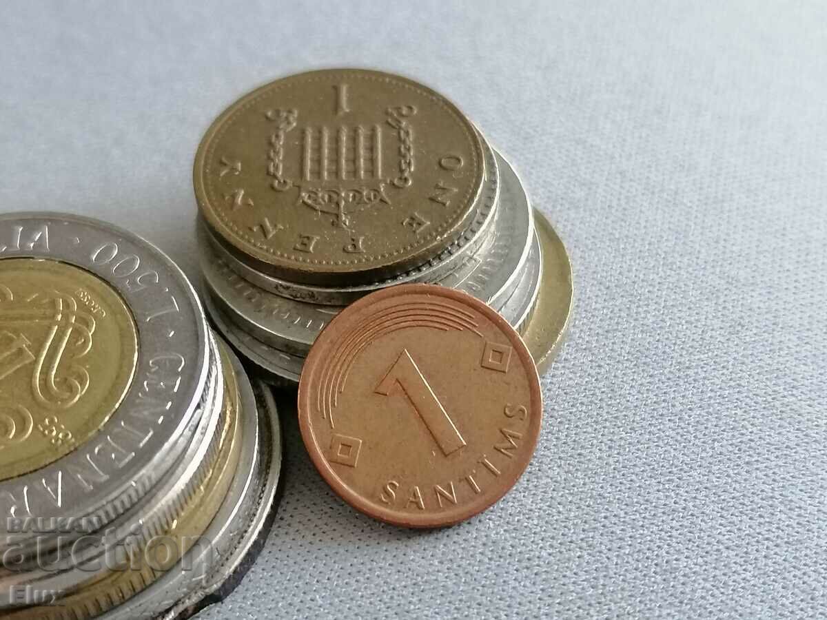 Монета - Латвия - 1 сантим | 2008г.