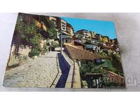 Пощенска картичка Велико Търново Изглед от града 1968