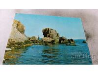 Postcard Sozopol The Rocks 1974