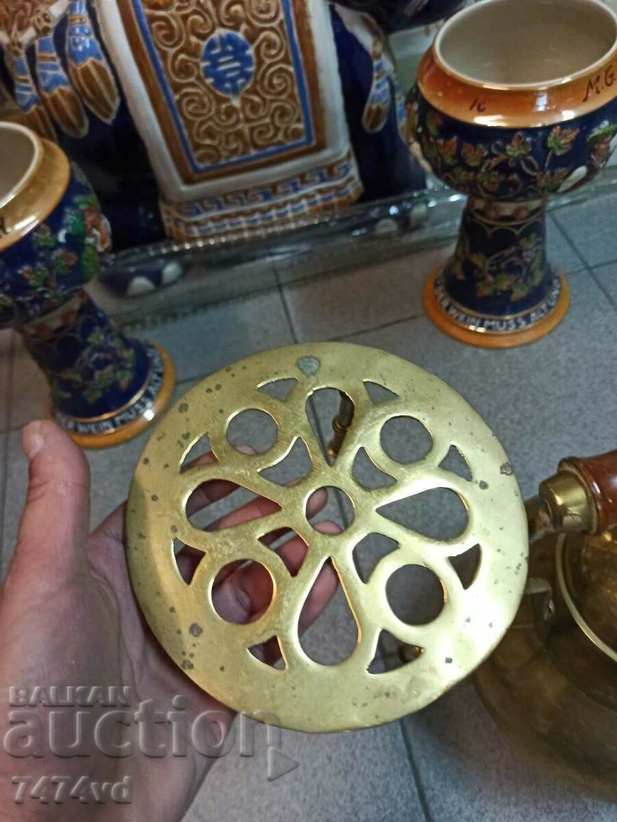 MASSIVE BRONZE KETTLE HANDMADE - 6 MASSIVE BRONZE KETTLE HANDMADE - 6