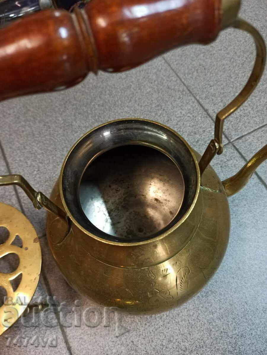 MASSIVE BRONZE KETTLE HANDMADE - 7 MASSIVE BRONZE KETTLE HANDMADE - 7