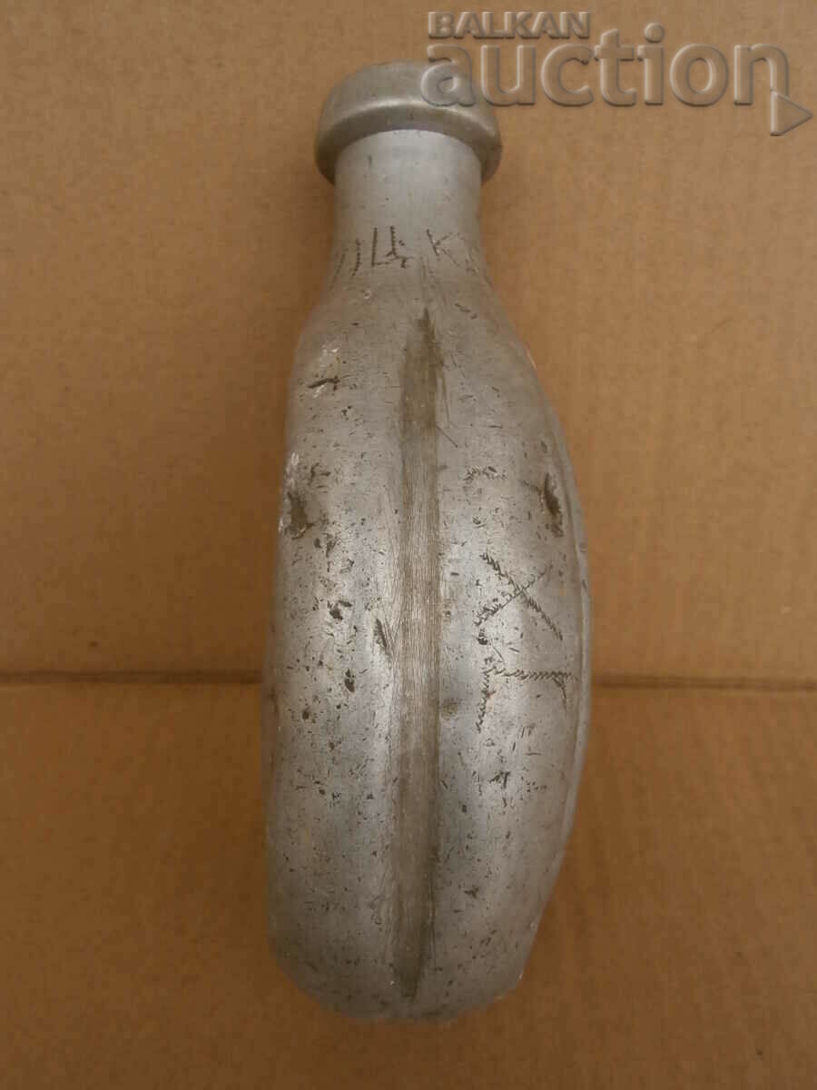 Delivery of 1909 Germany SCHOLTZ WW1 WWI Officer's Aluminum Flask Delivery of 1909 Germany SCHOLTZ WW1 WWI Officer's Aluminum Flask