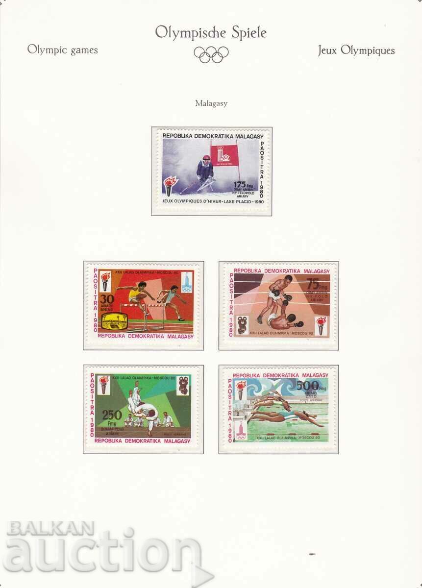 1980 1981 Olympic Games Moscow 1980 Madagascar 1980 1981 Olympic Games Moscow 1980 Madagascar