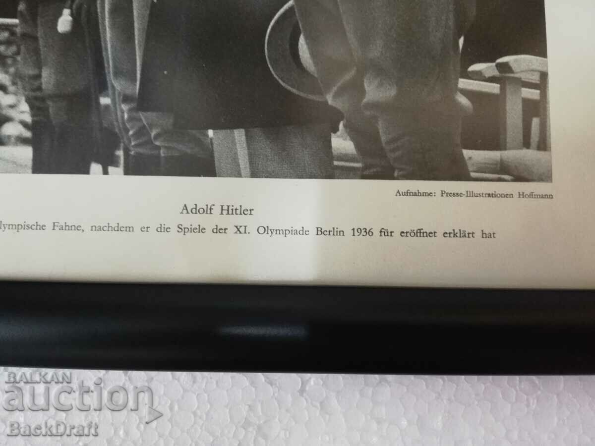 German Poster Photo Berlin 1936. Hitler Fuhrer,Third Reich - 5 German Poster Photo Berlin 1936. Hitler Fuhrer,Third Reich - 5