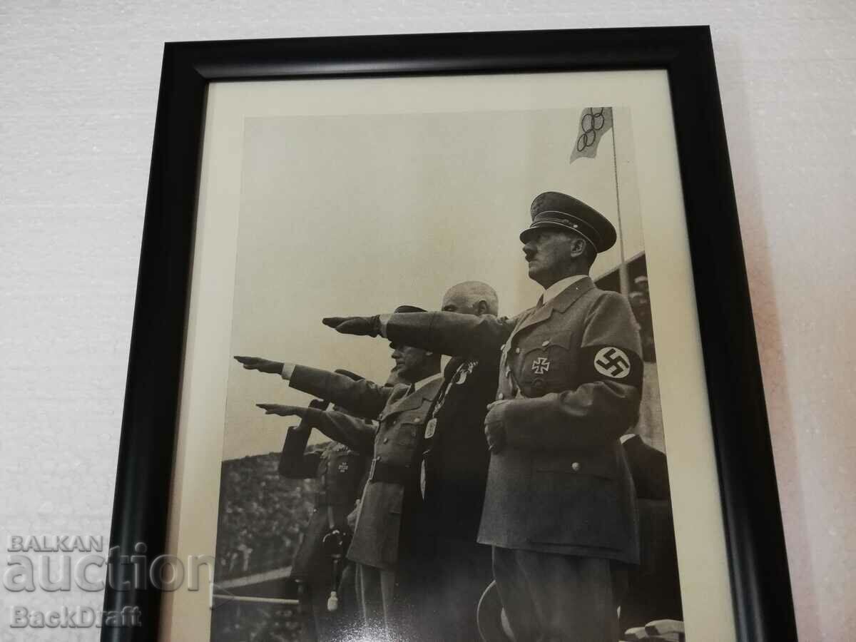 German Poster Photo Berlin 1936. Hitler Fuhrer,Third Reich - 6 German Poster Photo Berlin 1936. Hitler Fuhrer,Third Reich - 6