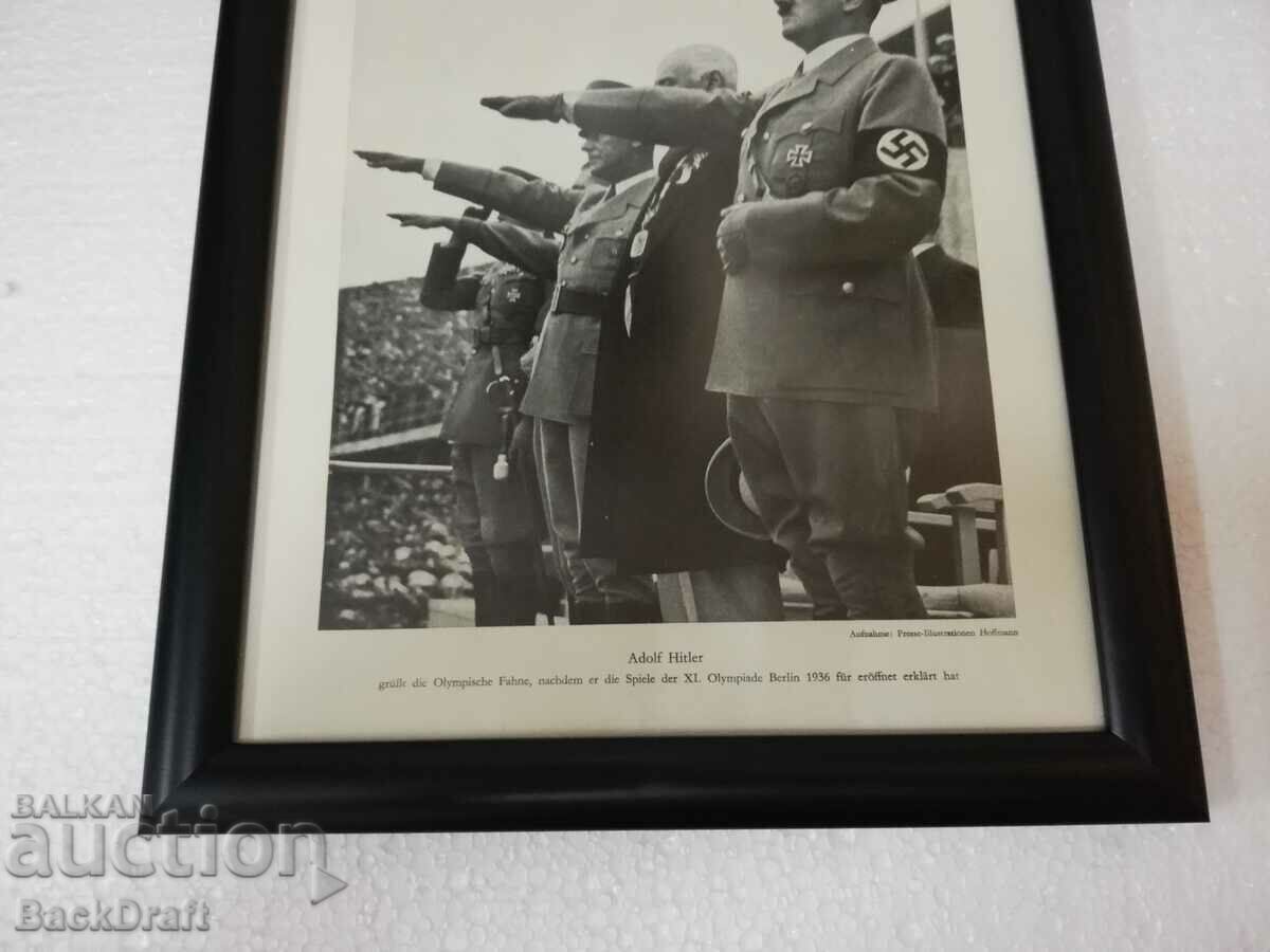 German Poster Photo Berlin 1936. Hitler Fuhrer,Third Reich - 7 German Poster Photo Berlin 1936. Hitler Fuhrer,Third Reich - 7