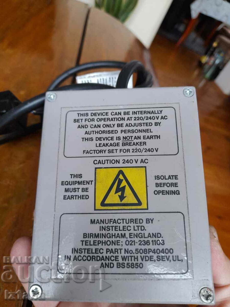 Delivery of Old mains protector, voltage protector