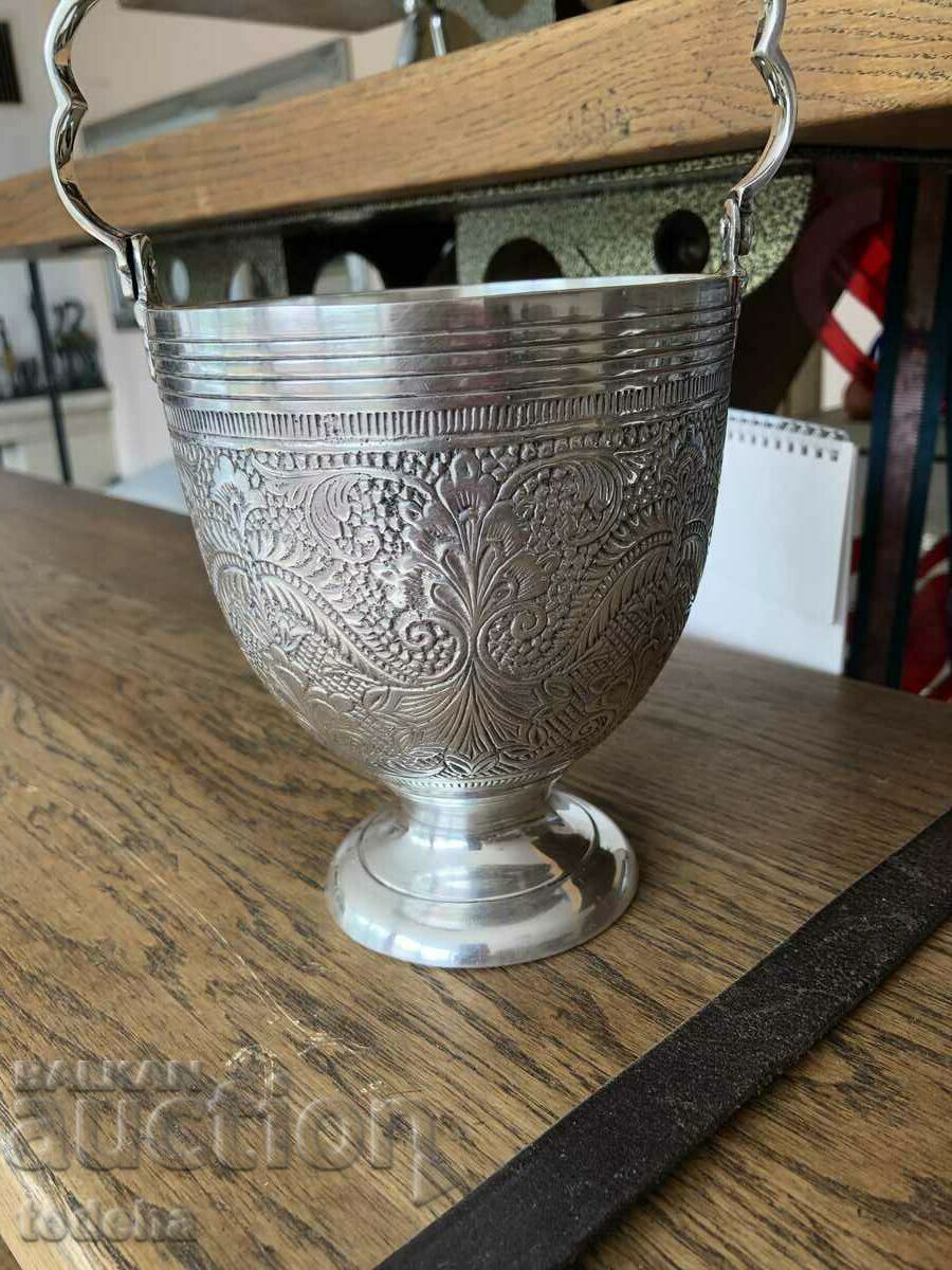 ANTIQUE 18TH CENTURY SILVER DISH - PERFECT - 5 ANTIQUE 18TH CENTURY SILVER DISH - PERFECT - 5