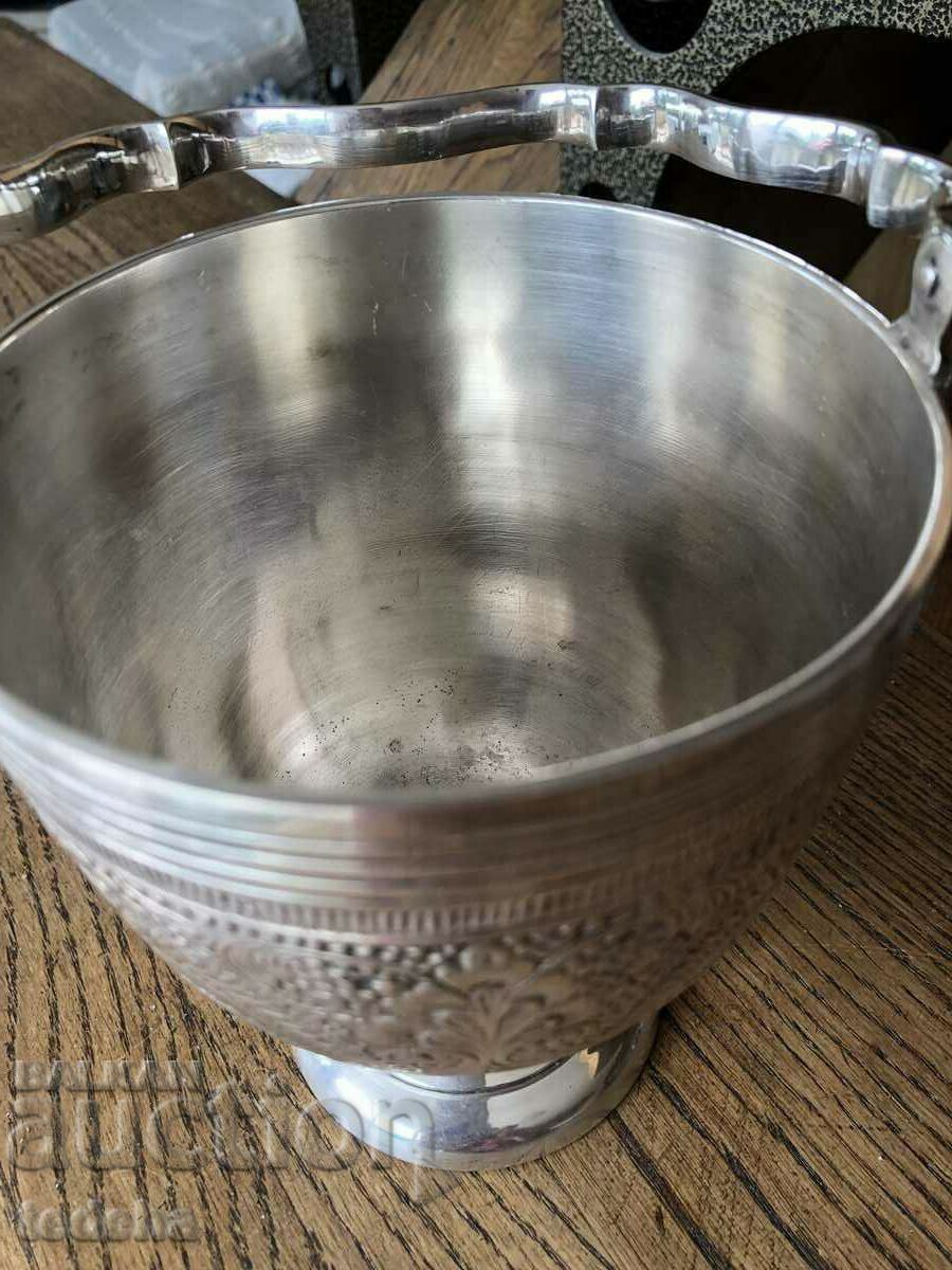 ANTIQUE 18TH CENTURY SILVER DISH - PERFECT - 7 ANTIQUE 18TH CENTURY SILVER DISH - PERFECT - 7