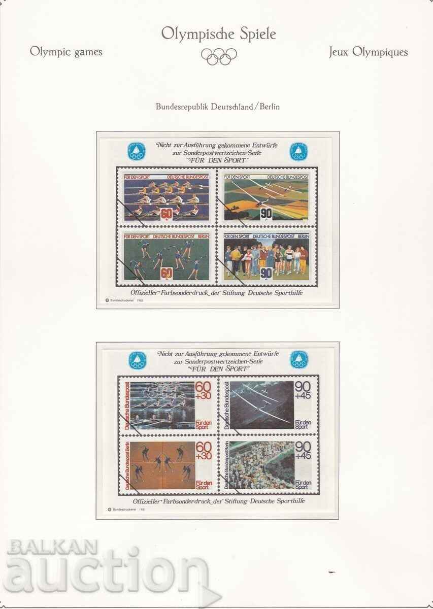 Ολυμπιακοί Αγώνες 1981 Μόσχα 1980 Γερμανία 2 τεμ. ξηρός ΟΙΚΟΔΟΜΙΚΟ ΤΕΤΡΑΓΩΝΟ Ολυμπιακοί Αγώνες 1981 Μόσχα 1980 Γερμανία 2 τεμ. ξηρός ΟΙΚΟΔΟΜΙΚΟ ΤΕΤΡΑΓΩΝΟ