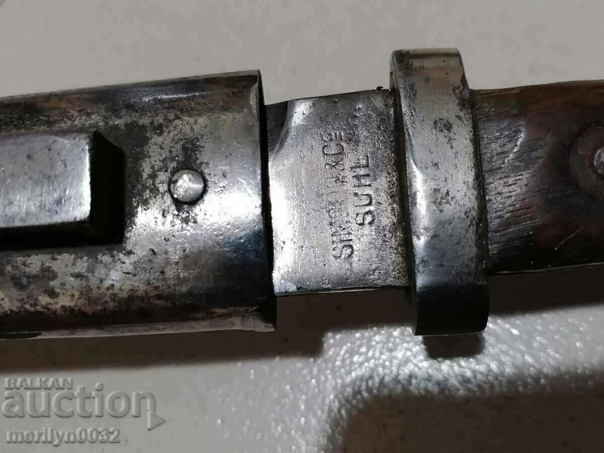 German bayonet knife kortik with handle for rifle M-88 Bulgarian lion - 5