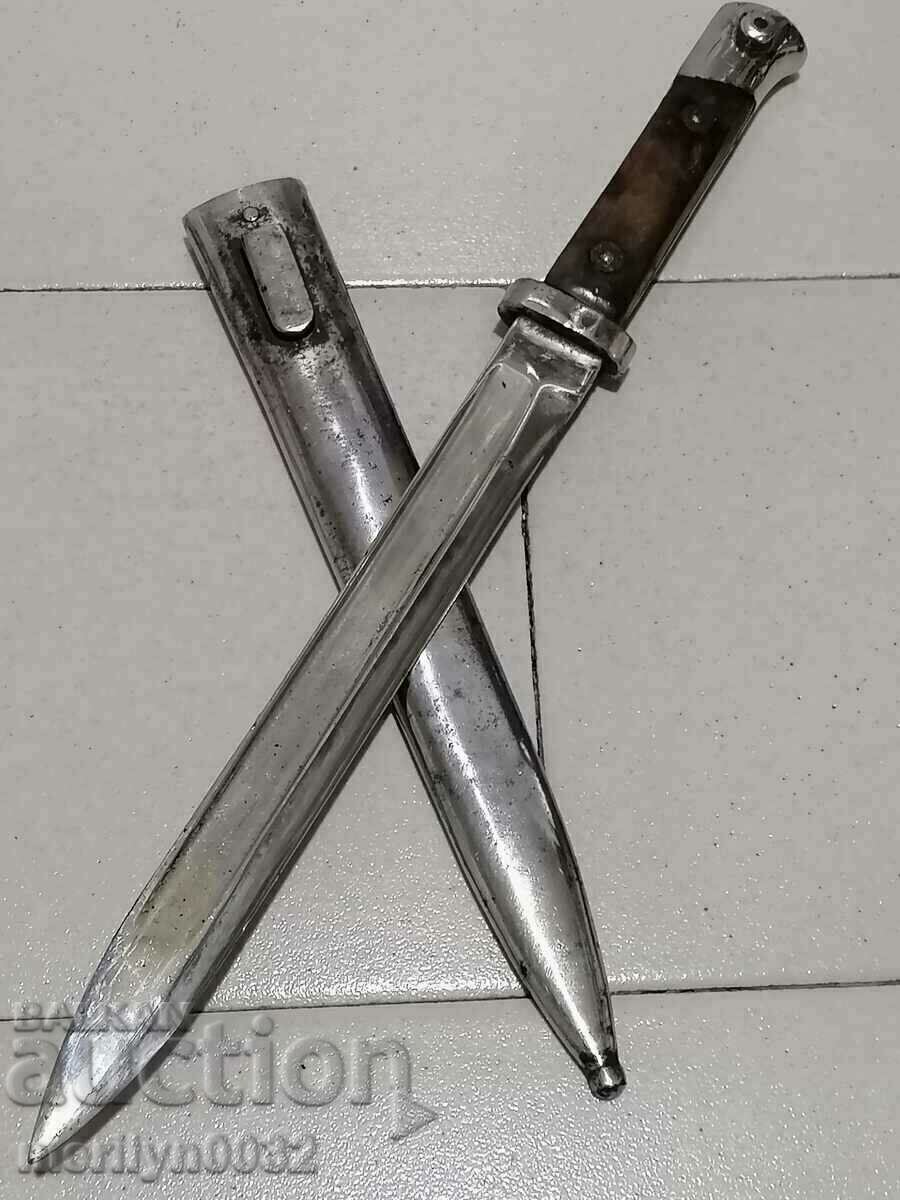 German bayonet knife kortik with handle for rifle M-88 Bulgarian lion