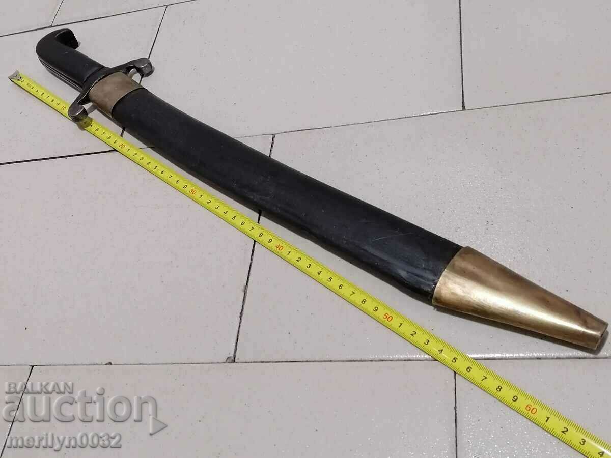 Bosnian cleaver with kaniya saber scythe knife bayonet blade - 6