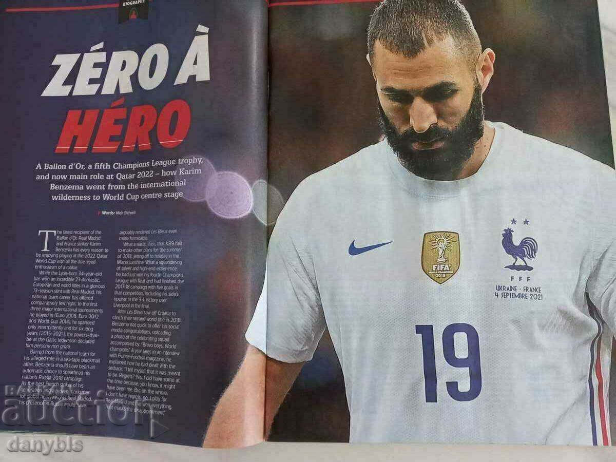 Magazines football - World soccer 12. 2022 with price 5.00 BGN | € 2.56 Magazines football - World soccer 12. 2022 with price 5.00 BGN | € 2.56