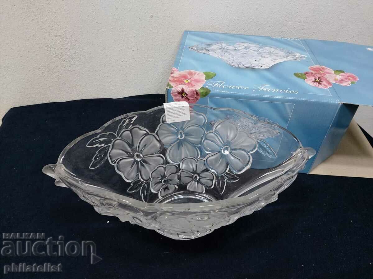 Auction  WALTHER GLASS - Flower Fancies - the planter