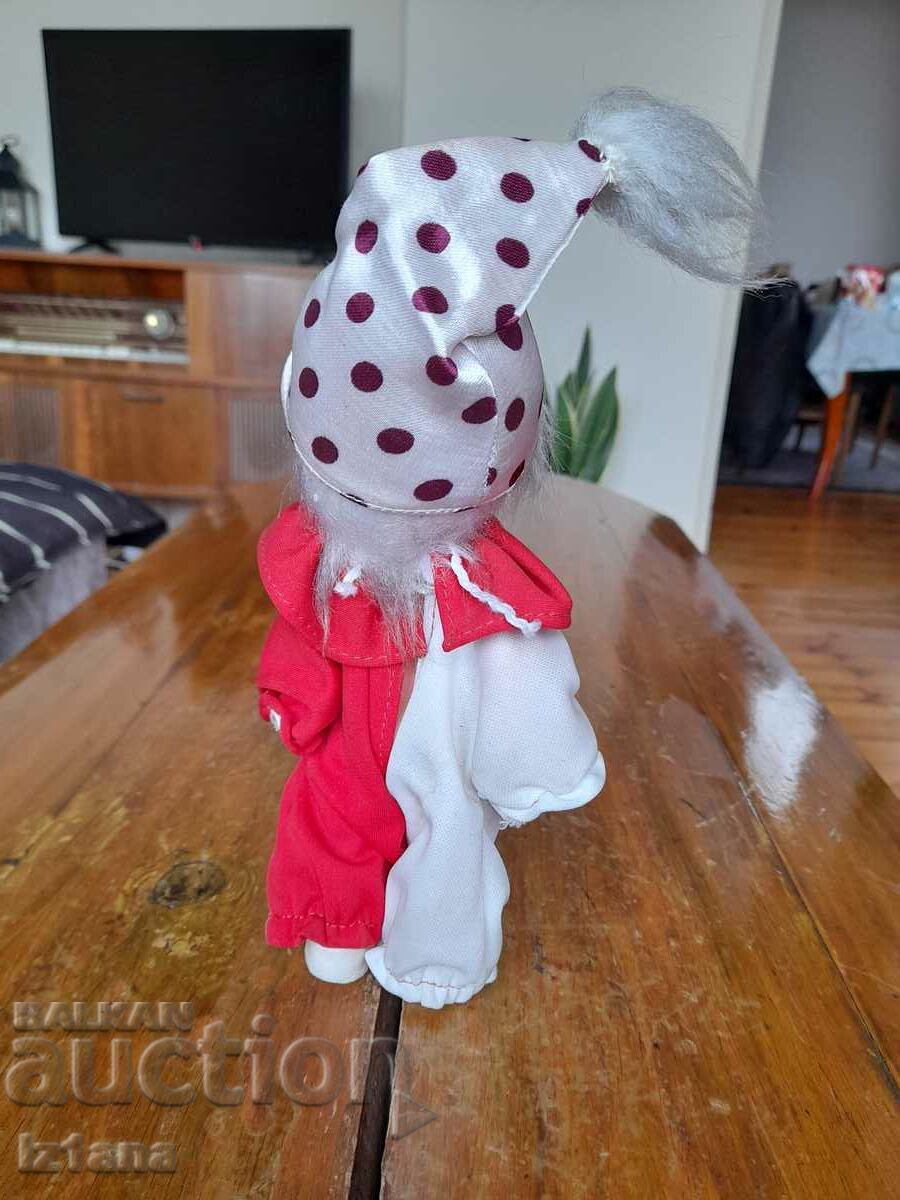 Auction Old doll, clown Auction Old doll, clown