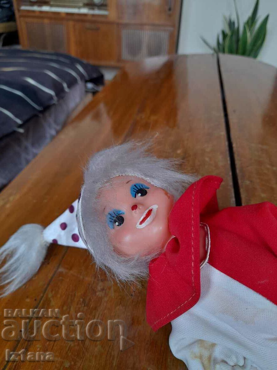 Old doll, clown - 5 Old doll, clown - 5