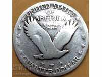 Ηνωμένες Πολιτείες 1/4 δολάριο 1925 25 σεντ Liberty Eagle ασήμι