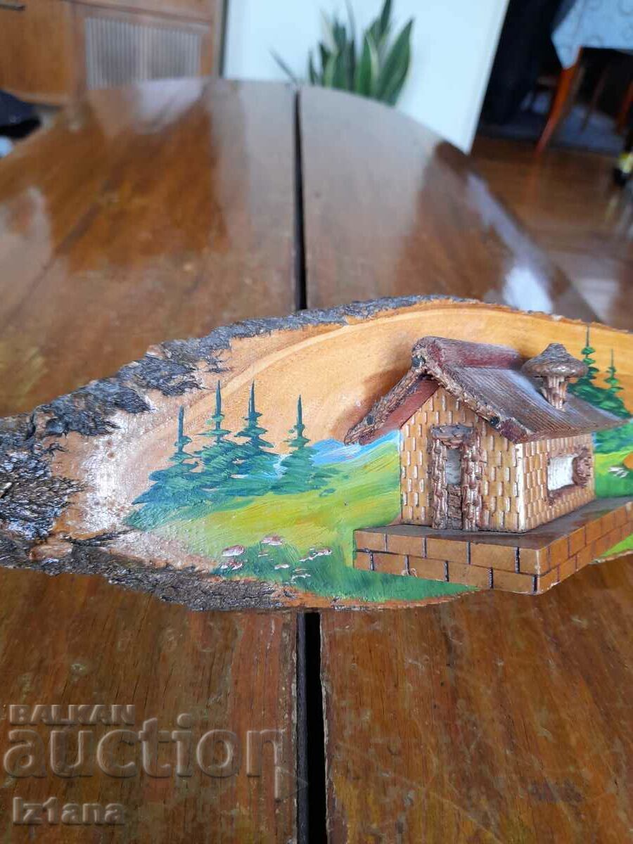 Auction Old wooden decoration, souvenir Auction Old wooden decoration, souvenir