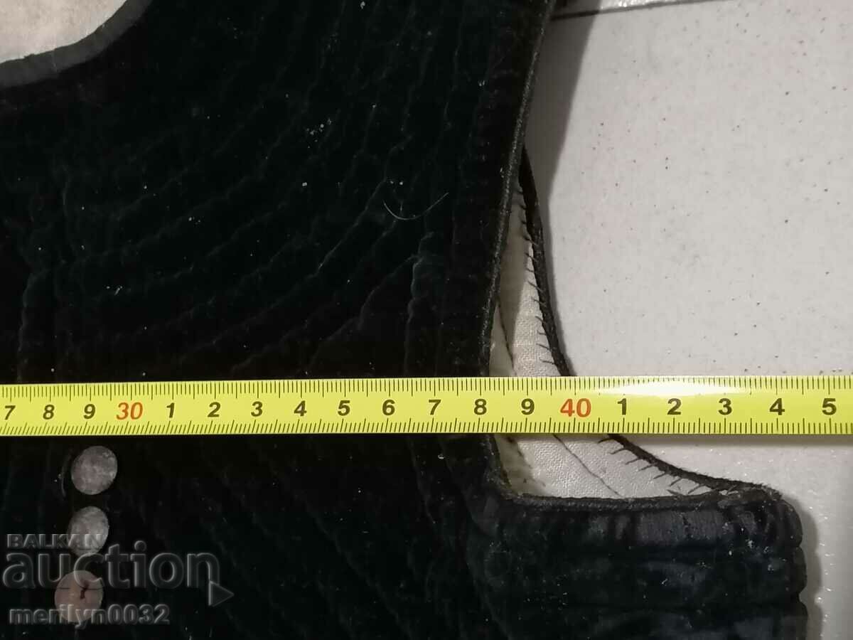 Old waistcoat velvet dress shirt contoche bodice - 6 Old waistcoat velvet dress shirt contoche bodice - 6