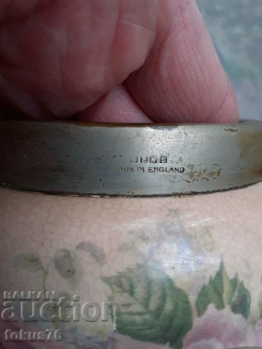 A very old English porcelain biscuit jar - 5 A very old English porcelain biscuit jar - 5