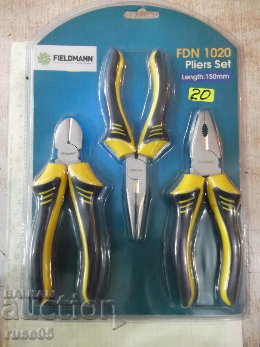 Комплект "FIELDMANN - FDN 1020" клещи нови