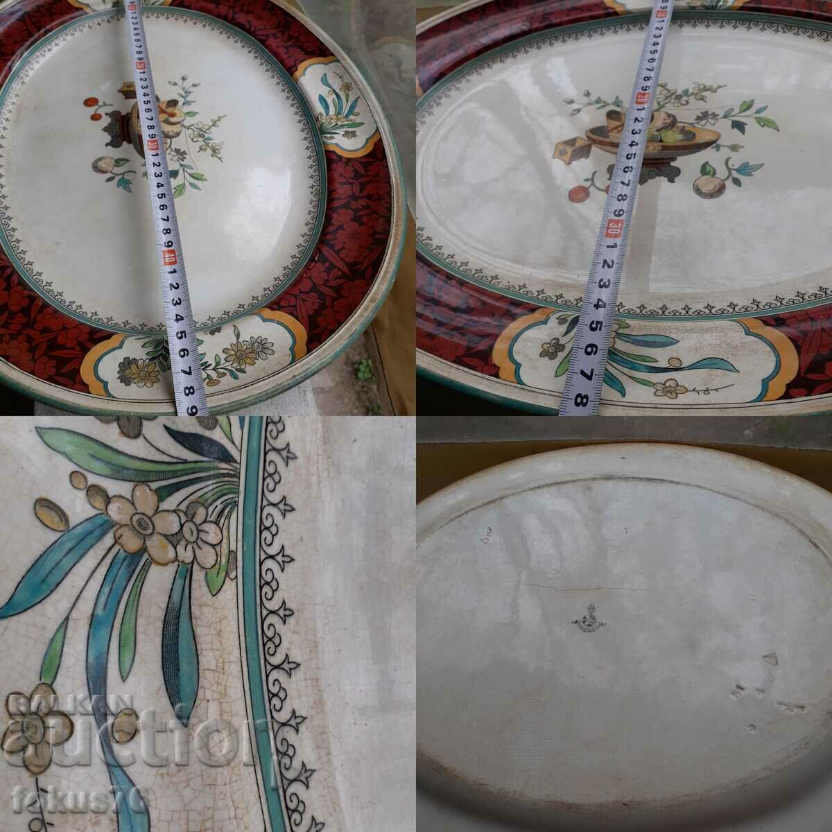 A stunning old 1878 Minton English porcelain tray. - 7 A stunning old 1878 Minton English porcelain tray. - 7