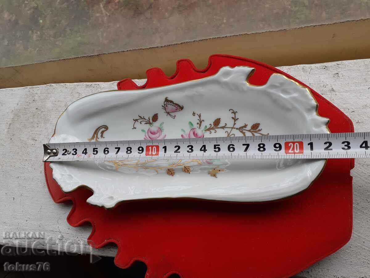 Limoges porcelain saucer plate plate with gilding - 5 Limoges porcelain saucer plate plate with gilding - 5