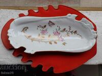 Limoges porcelain saucer plate plate with gilding
