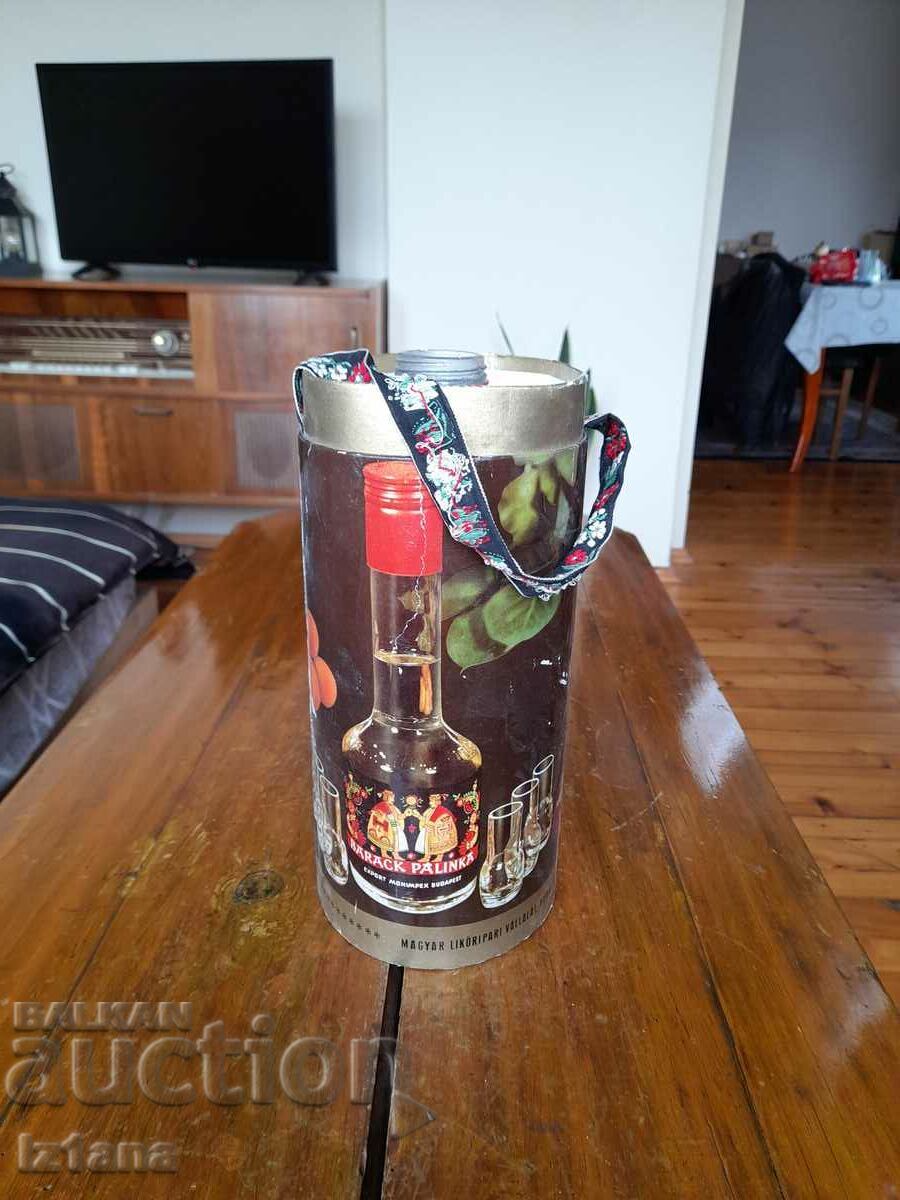 Old bottle of Barack Palinka Old bottle of Barack Palinka