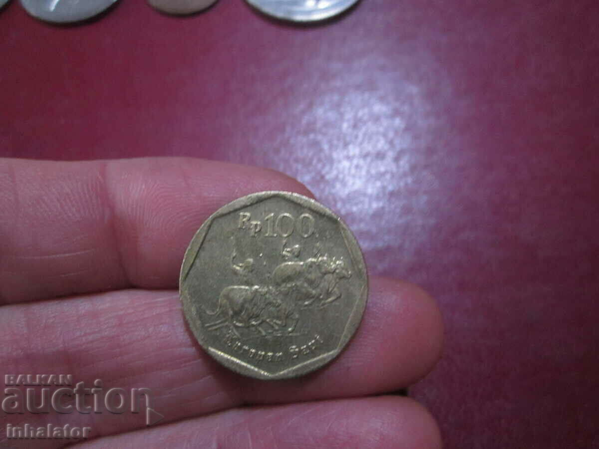 1993 100 de rupie Indonezia