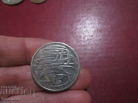 Австралия 20 цента 2004 год