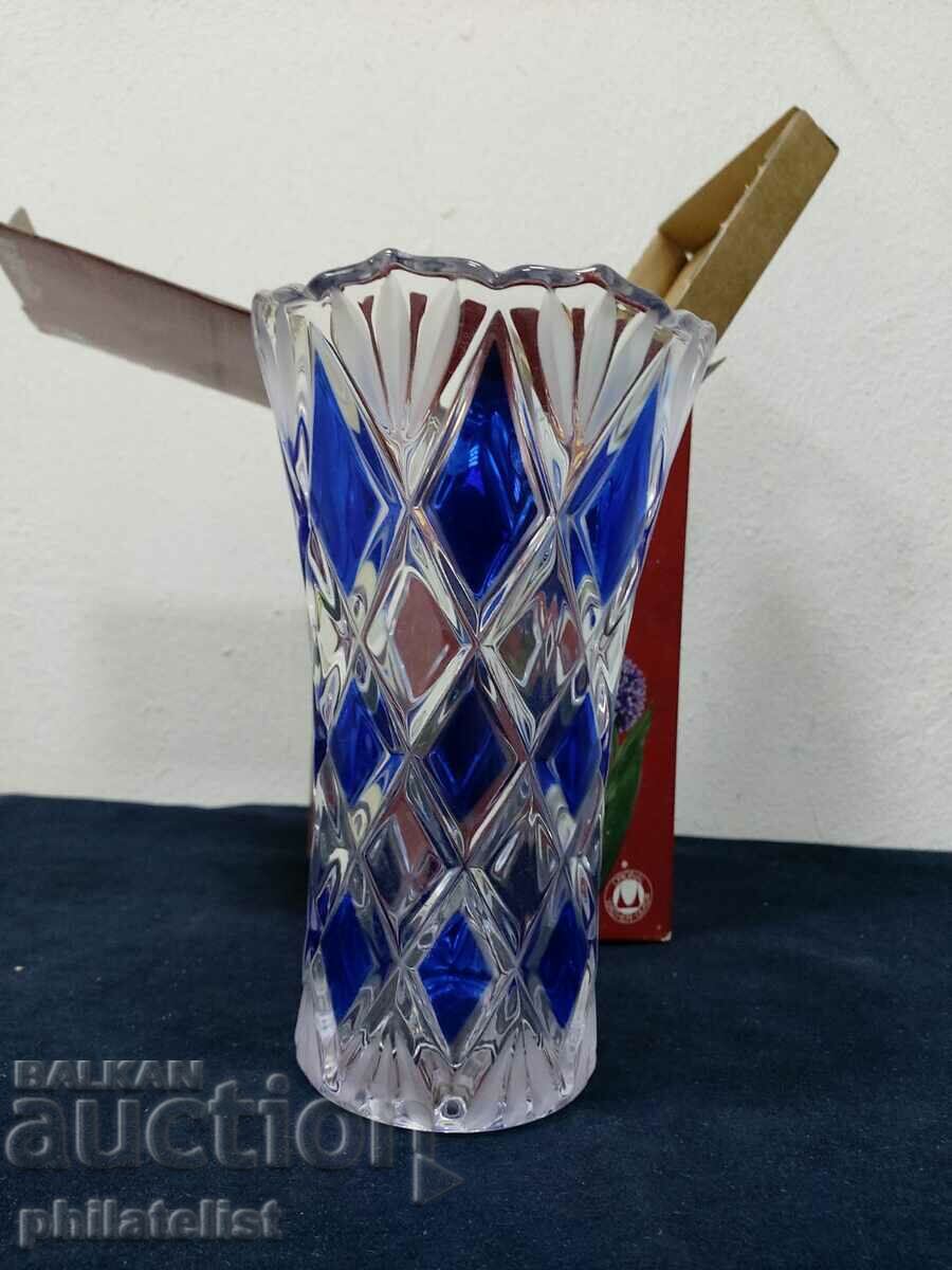 Walther Glas Blue - Vase