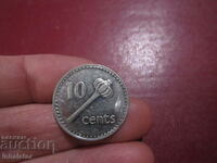 1992 год ФИДЖИ - 10 цента
