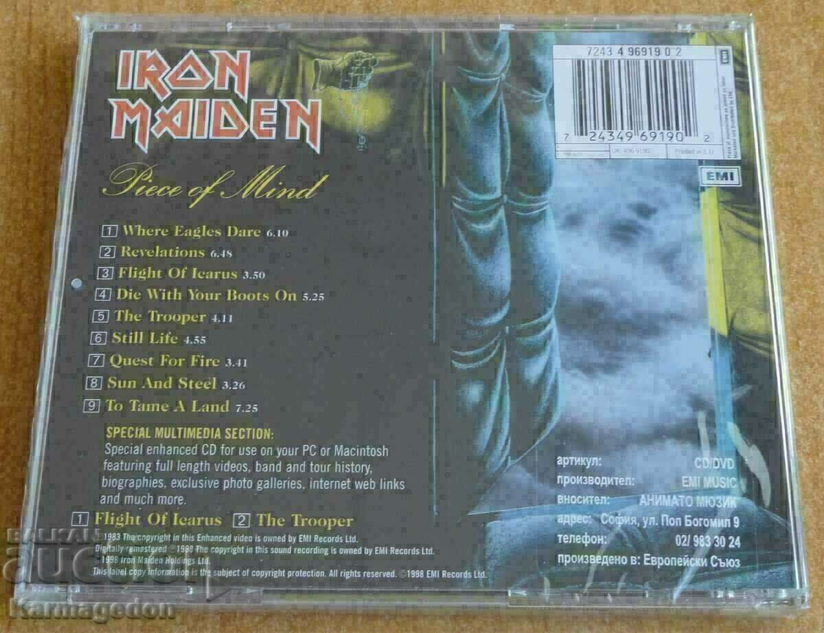 CD Iron Maiden, Piece of Mind (1983) + πολυμέσα, σφραγισμένο με τιμή € 10.00 | 19.56 BGN CD Iron Maiden, Piece of Mind (1983) + πολυμέσα, σφραγισμένο με τιμή € 10.00 | 19.56 BGN