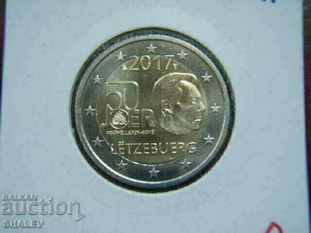 2 ευρώ 2017 Λουξεμβούργο "50 χρόνια" (2) Λουξεμβούργο - (2 ευρώ) 2 ευρώ 2017 Λουξεμβούργο "50 χρόνια" (2) Λουξεμβούργο - (2 ευρώ)