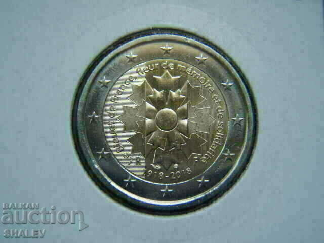 Auction 2 euro 2018 France "100 years" (1) /France/ - Unc (2 euro) Auction 2 euro 2018 France "100 years" (1) /France/ - Unc (2 euro)