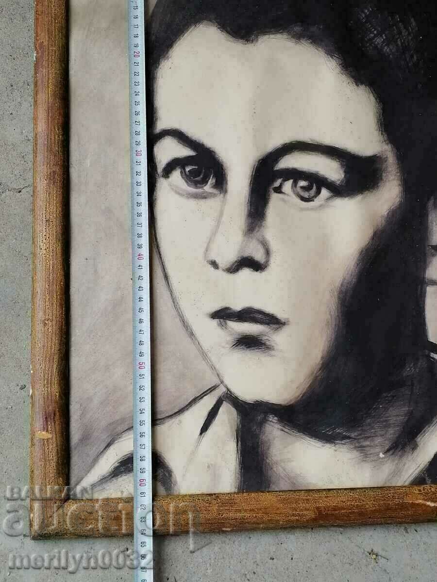 Delivery of Portrait Mitko Palauzov the smallest partisan 13 years 64/50 cm Delivery of Portrait Mitko Palauzov the smallest partisan 13 years 64/50 cm